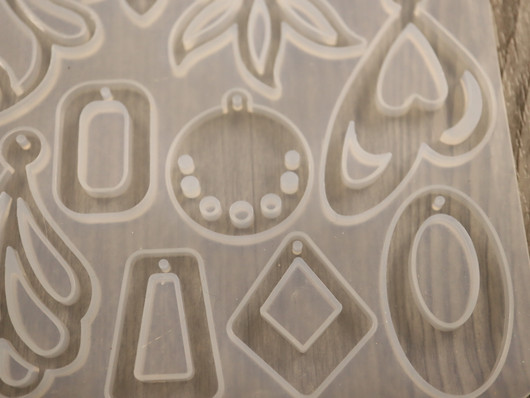 Silikonimuotti kuviot, 118x140x4.5mm, 1kpl
