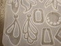 Silikonimuotti kuviot, 118x140x4.5mm, 1kpl