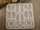 Silikonimuotti kuviot, 98x103x4.5mm, 1kpl