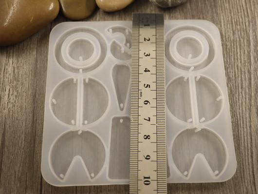 Silikonimuotti kuviot, 98x103x4.5mm, 1kpl