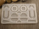 Silikonimuotti kuviot, 75x130x4mm, 1kpl