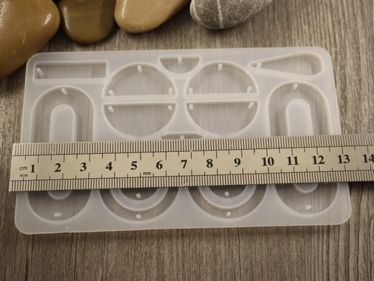 Silikonimuotti kuviot, 75x130x4mm, 1kpl
