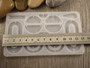 Silikonimuotti kuviot, 75x130x4mm, 1kpl