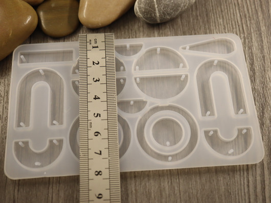 Silikonimuotti kuviot, 75x130x4mm, 1kpl