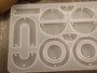 Silikonimuotti kuviot, 75x130x4mm, 1kpl