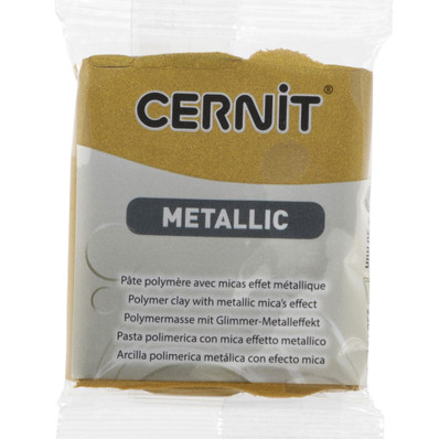 Cernit metallic, 56g, 055 antique gold, 1kpl