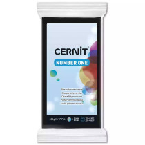 Cernit Number one, 500g, 100 black, 1kpl POSTIPAKETTI TOIMITUS