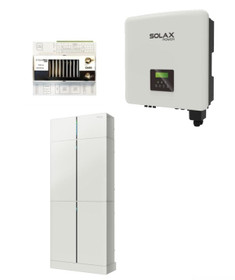 SOLAX X-3 HYBRID 8 KW + SOLAX HV10230 6.1 KWH AKUSTO + CHECKWATT