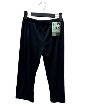 Naisten lyhyet legginsit bambu 4XL/5XL musta