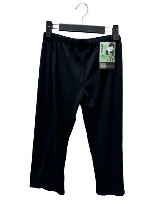 Naisten lyhyet legginsit bambu 4XL/5XL musta