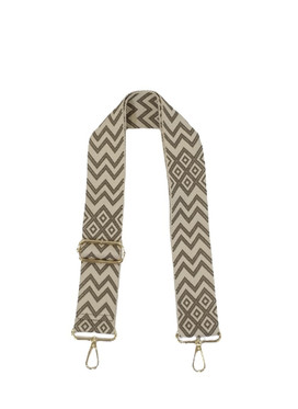 Säädettävä laukkuhihna pikalukolla taupe