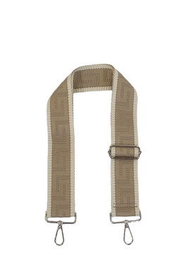 Säädettävä laukkuhihna pikalukolla taupe