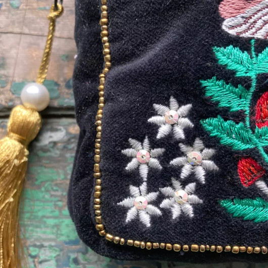 Forage meikkipussi sienet - musta