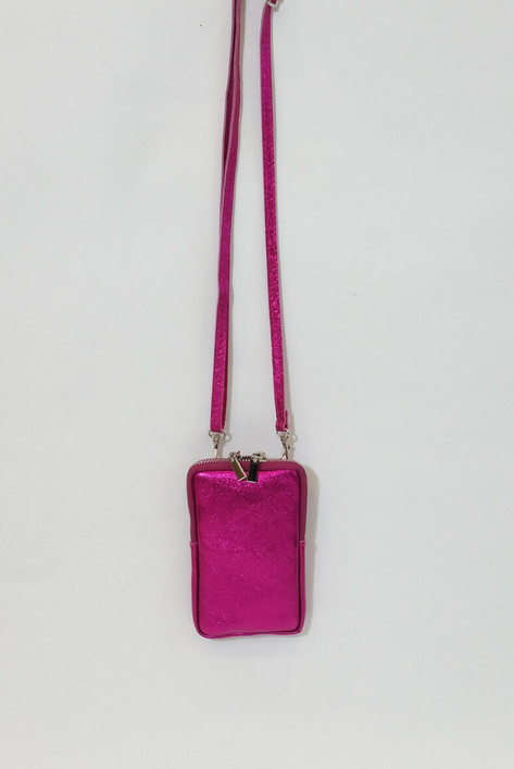 Mercede nahkalaukku olkahihnalla pinkki