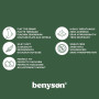 Benyson bambusukat 35-40 3-pack musta