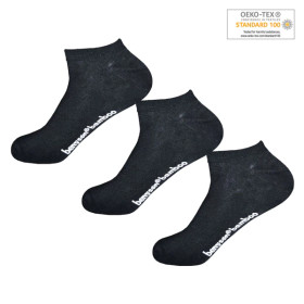 Benyson lyhytvartiset bambusukat 41-46 3-pack musta