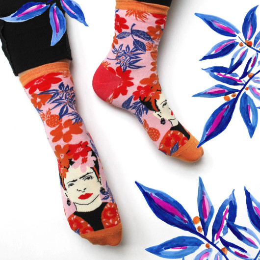 Frida Kahlo bambusukat - trooppiset hedelmät