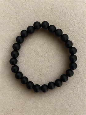 Natural stone rannekoru musta onyx matta