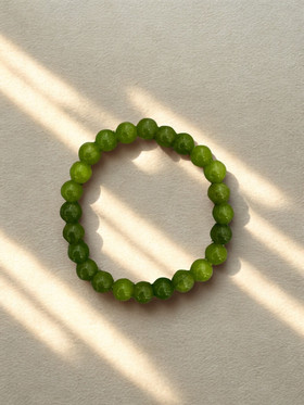 Natural stone rannekoru vihreä jade