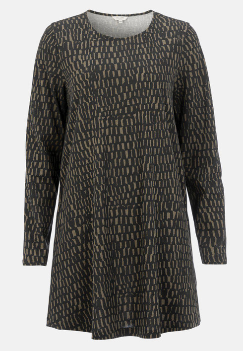 Cellbes Amira trikootunika taskuilla musta/ruskea