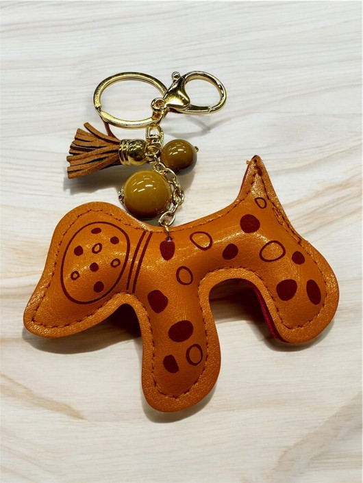 Avaimenperä koira ruskea