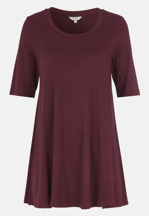 Cellbes Charlotte trikootunika burgundi