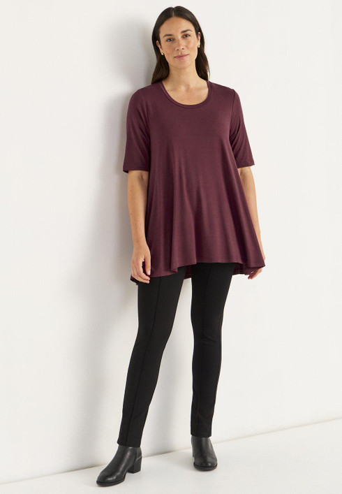 Cellbes Charlotte trikootunika burgundi