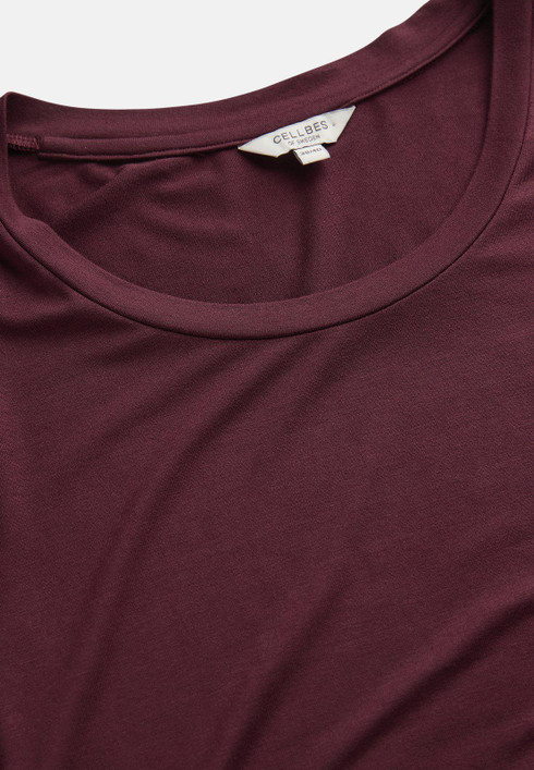 Cellbes Charlotte trikootunika burgundi