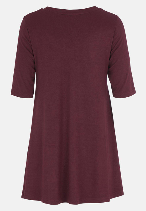 Cellbes Charlotte trikootunika burgundi