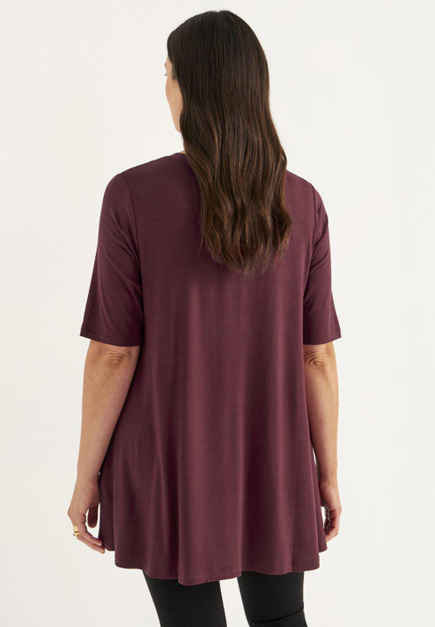 Cellbes Charlotte trikootunika burgundi