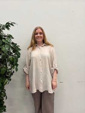 Elina pellavapaita beige