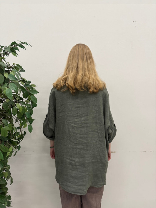 Elina pellavapaita khaki