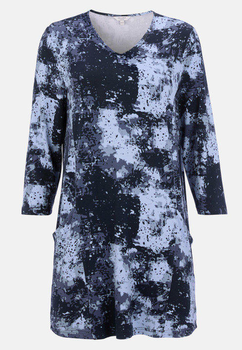 Cellbes Elina trikootunika taskuilla sininen