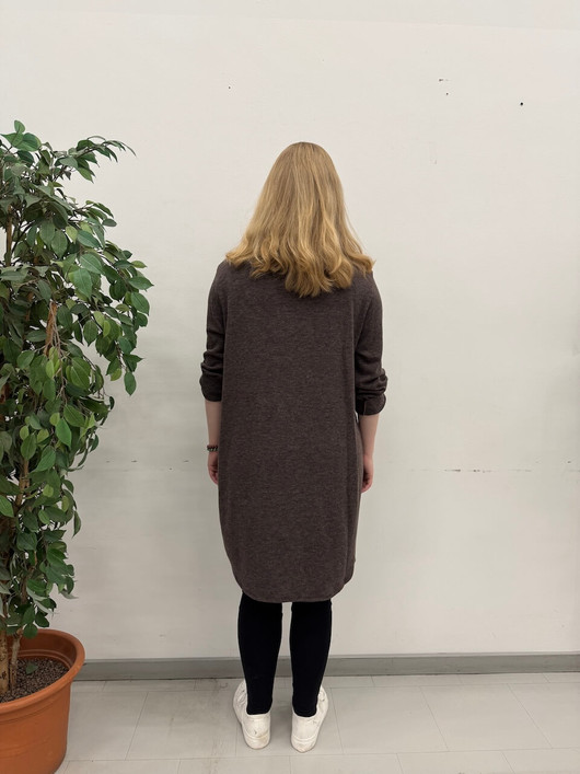 Emma neuletunika + koru ruskea