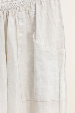 Fiona pellavahousut beige