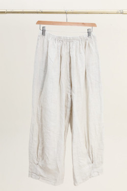 Fiona pellavahousut beige