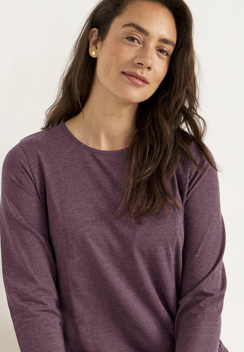 Cellbes Hilda trikootunika taskuilla marjapuuro