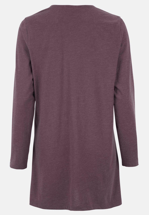 Cellbes Hilda trikootunika taskuilla marjapuuro