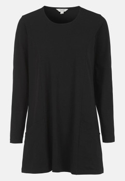 Cellbes Hilda trikootunika taskuilla musta 46/48