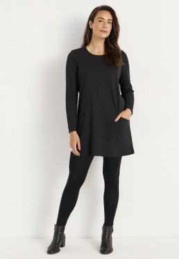 Cellbes Hilda trikootunika taskuilla musta 46/48