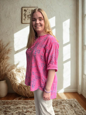 Hilla paita kookosnapilla pinkki