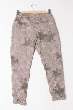 Joggerit 38-42 flower taupe