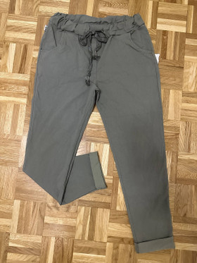 Joggerit khaki 44/46