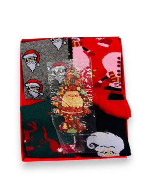 Joulusukat 4 paria paketissa