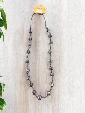 Keraaminen kaulakoru tummansininen