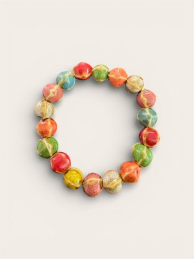 Keraaminen rannekoru monivärinen helmet