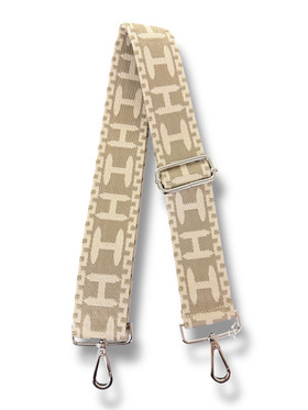 Säädettävä laukkuhihna pikalukolla taupe