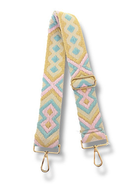 Säädettävä laukkuhihna pikalukolla pinkki