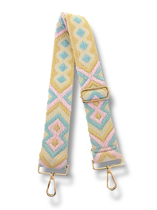 Säädettävä laukkuhihna pikalukolla pinkki