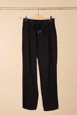 Lulu pellavahousut musta